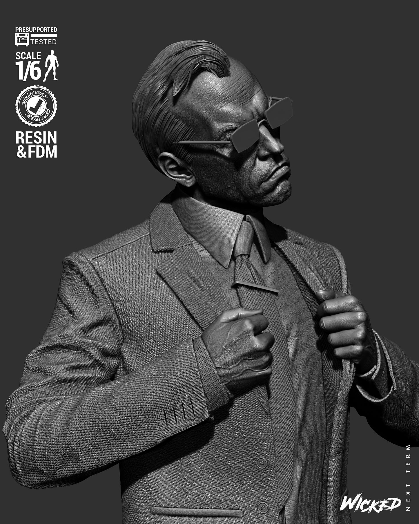 Agent Smith Statue – ABS-Like Resin Collector Statue