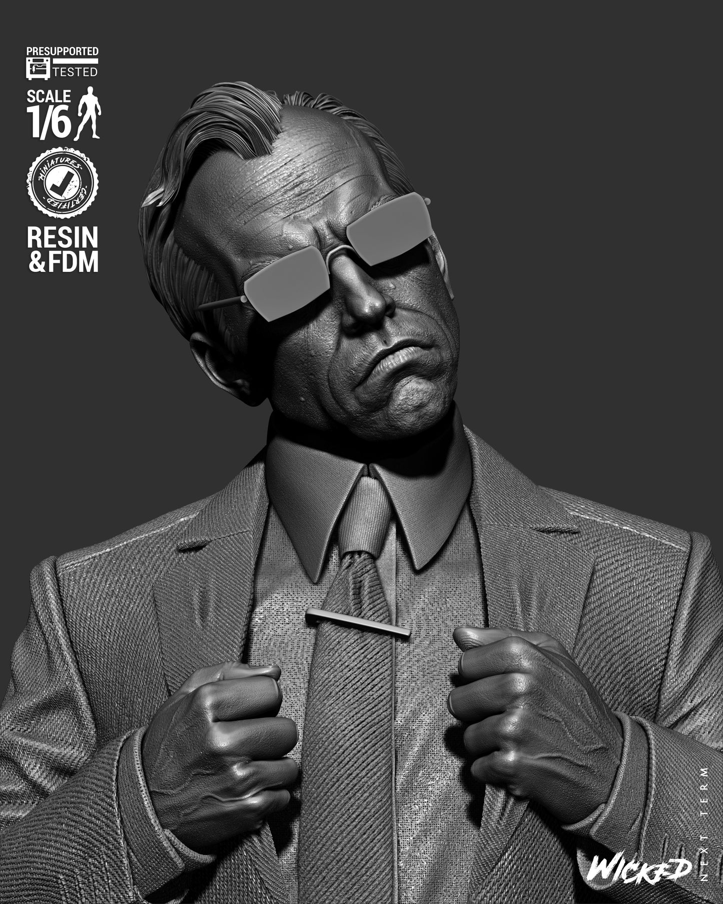 Agent Smith Statue – ABS-Like Resin Collector Statue