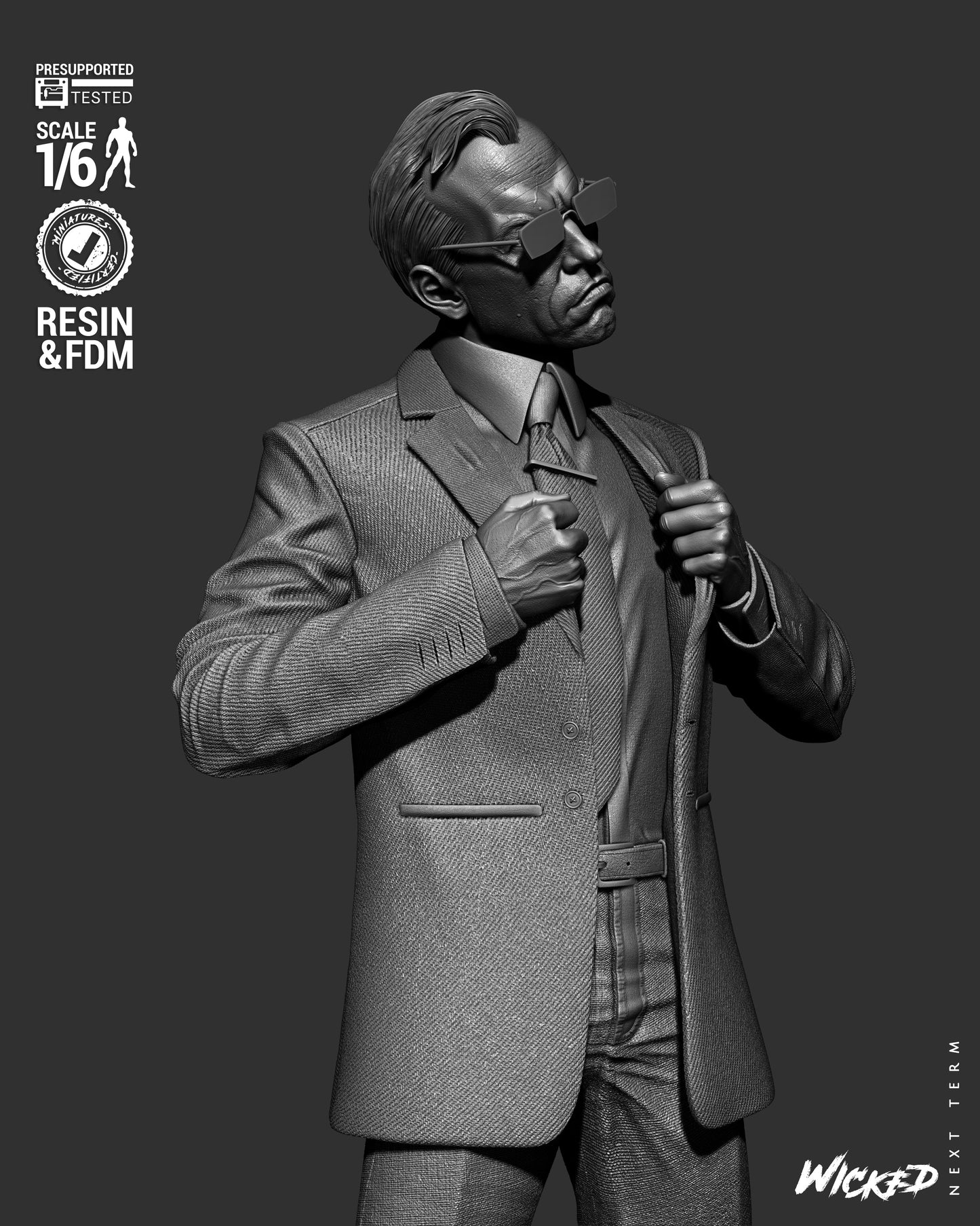 Agent Smith Statue – ABS-Like Resin Collector Statue