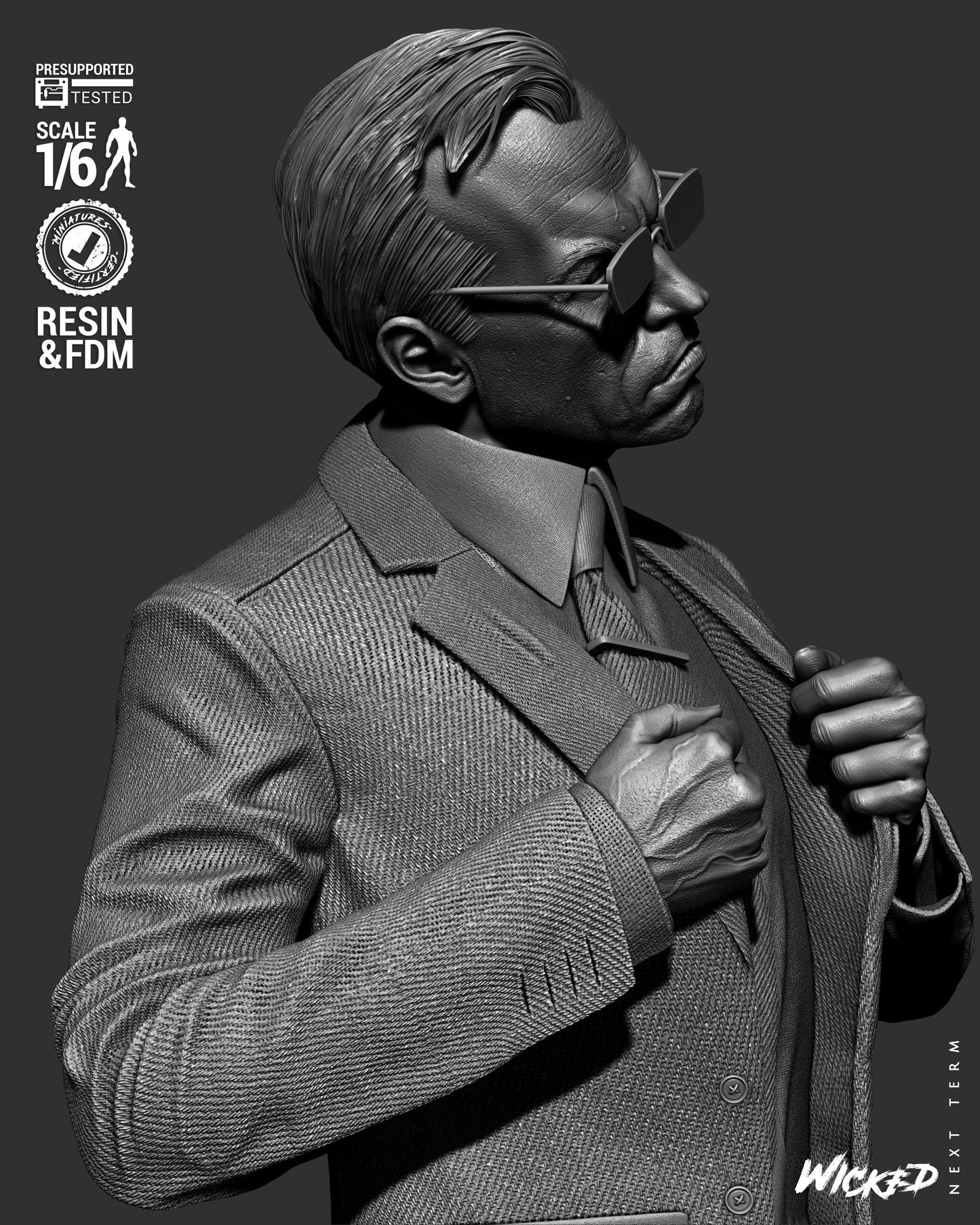 Agent Smith Statue – ABS-Like Resin Collector Statue