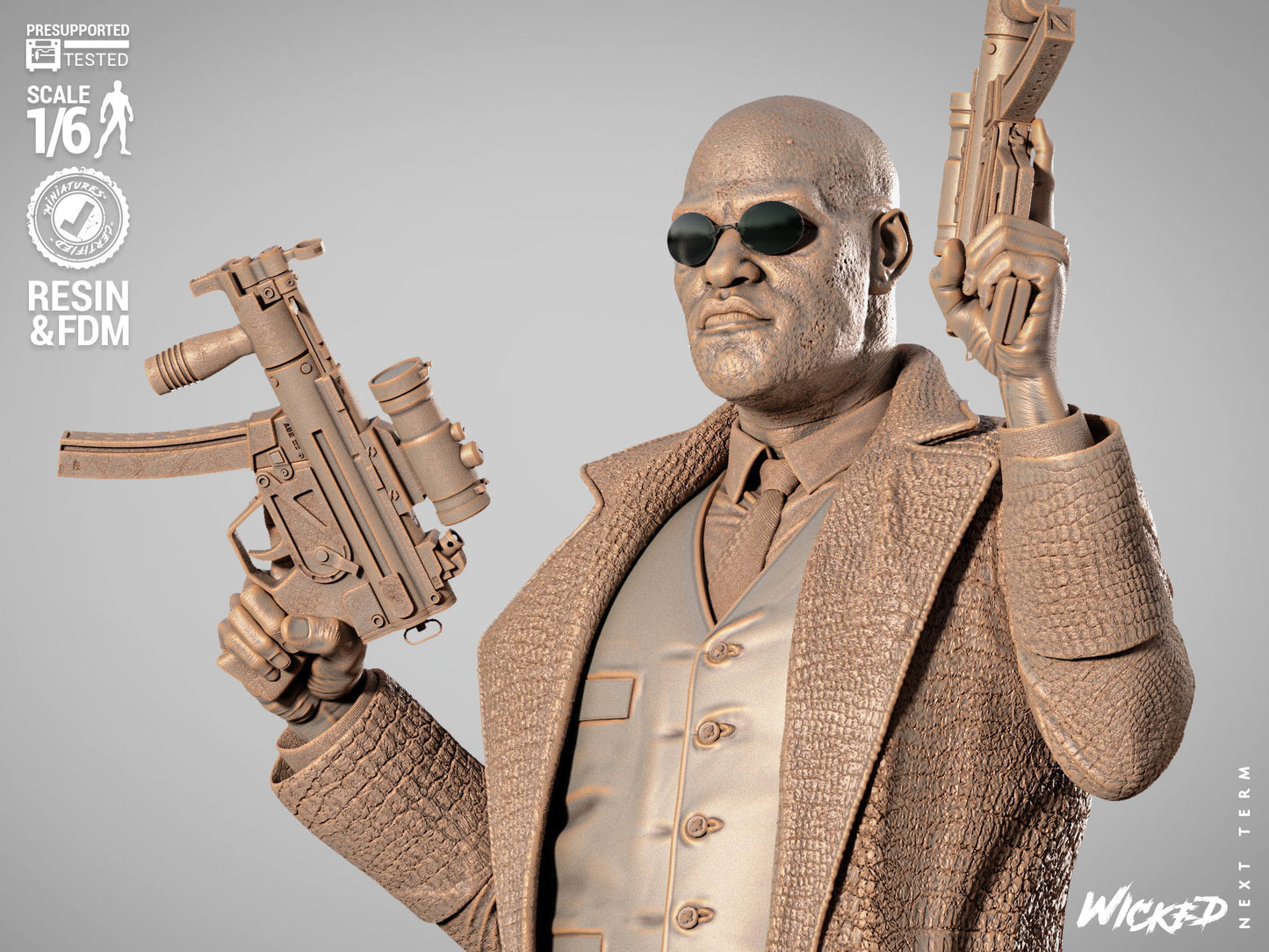 Matrix Trio Diorama – ABS-Like Resin Collector Statue