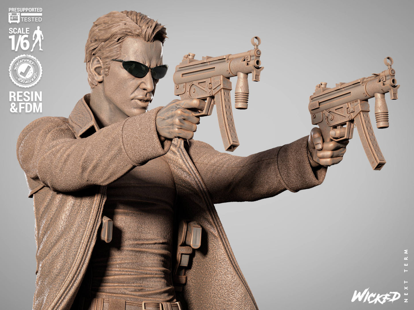 Matrix Trio Diorama – ABS-Like Resin Collector Statue