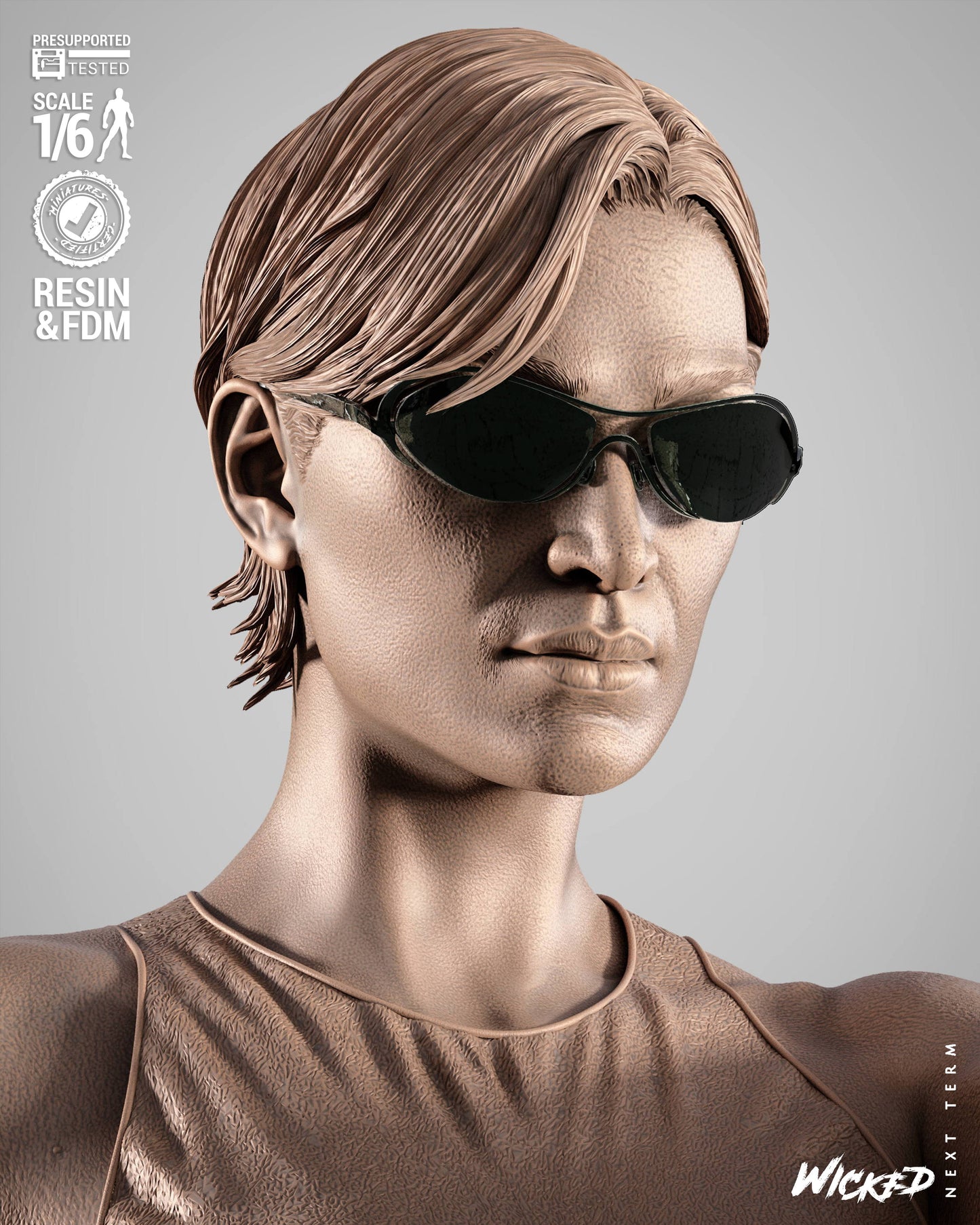 Matrix Trio Diorama – ABS-Like Resin Collector Statue