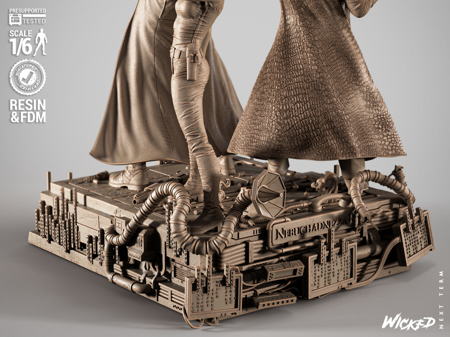 Matrix Trio Diorama – ABS-Like Resin Collector Statue