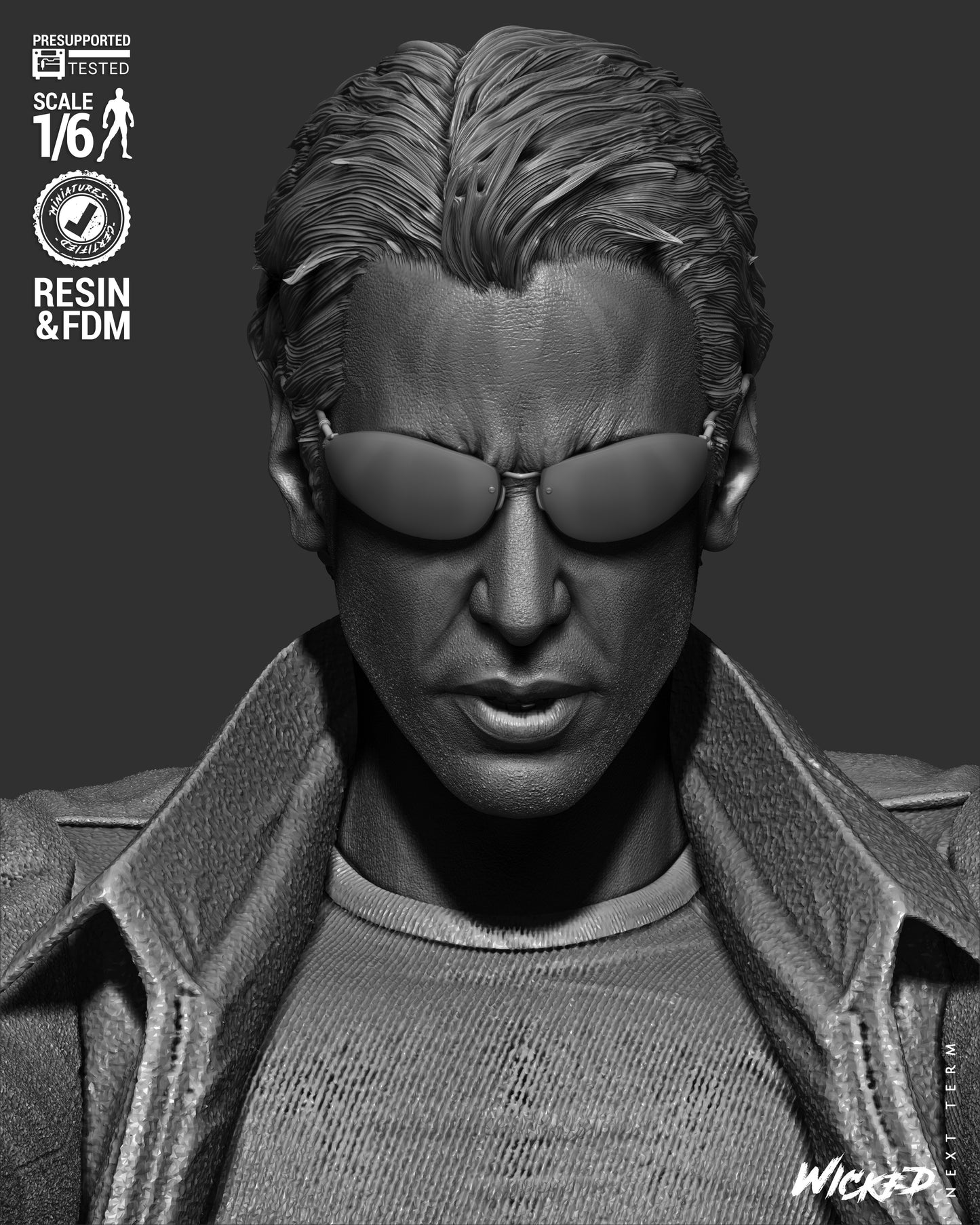 Matrix Trio Diorama – ABS-Like Resin Collector Statue