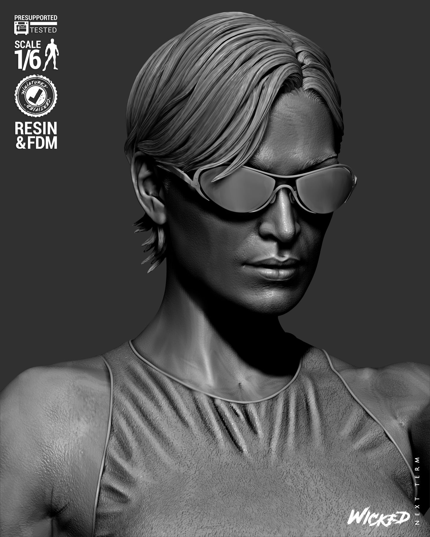 Matrix Trio Diorama – ABS-Like Resin Collector Statue