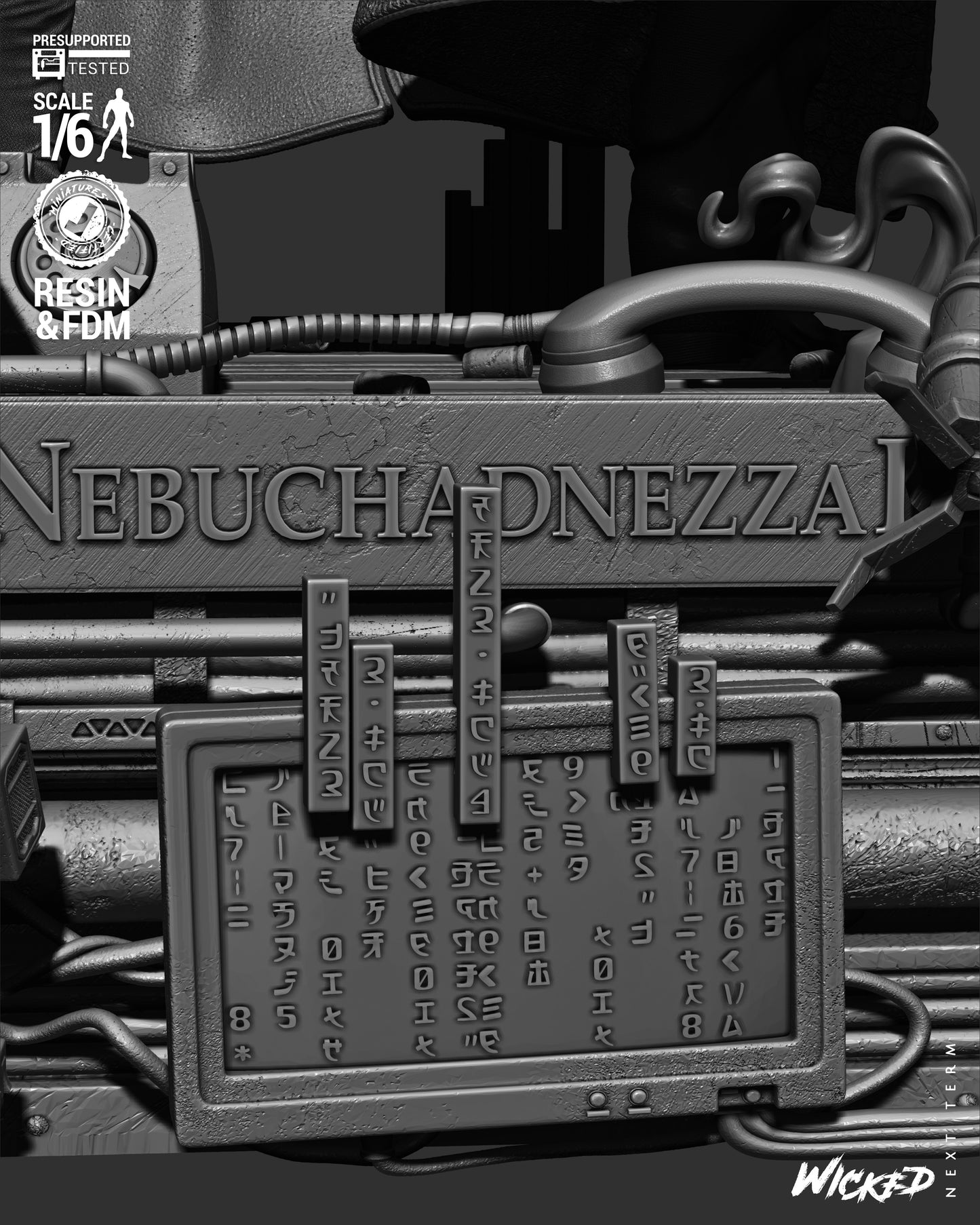 Matrix Trio Diorama – ABS-Like Resin Collector Statue