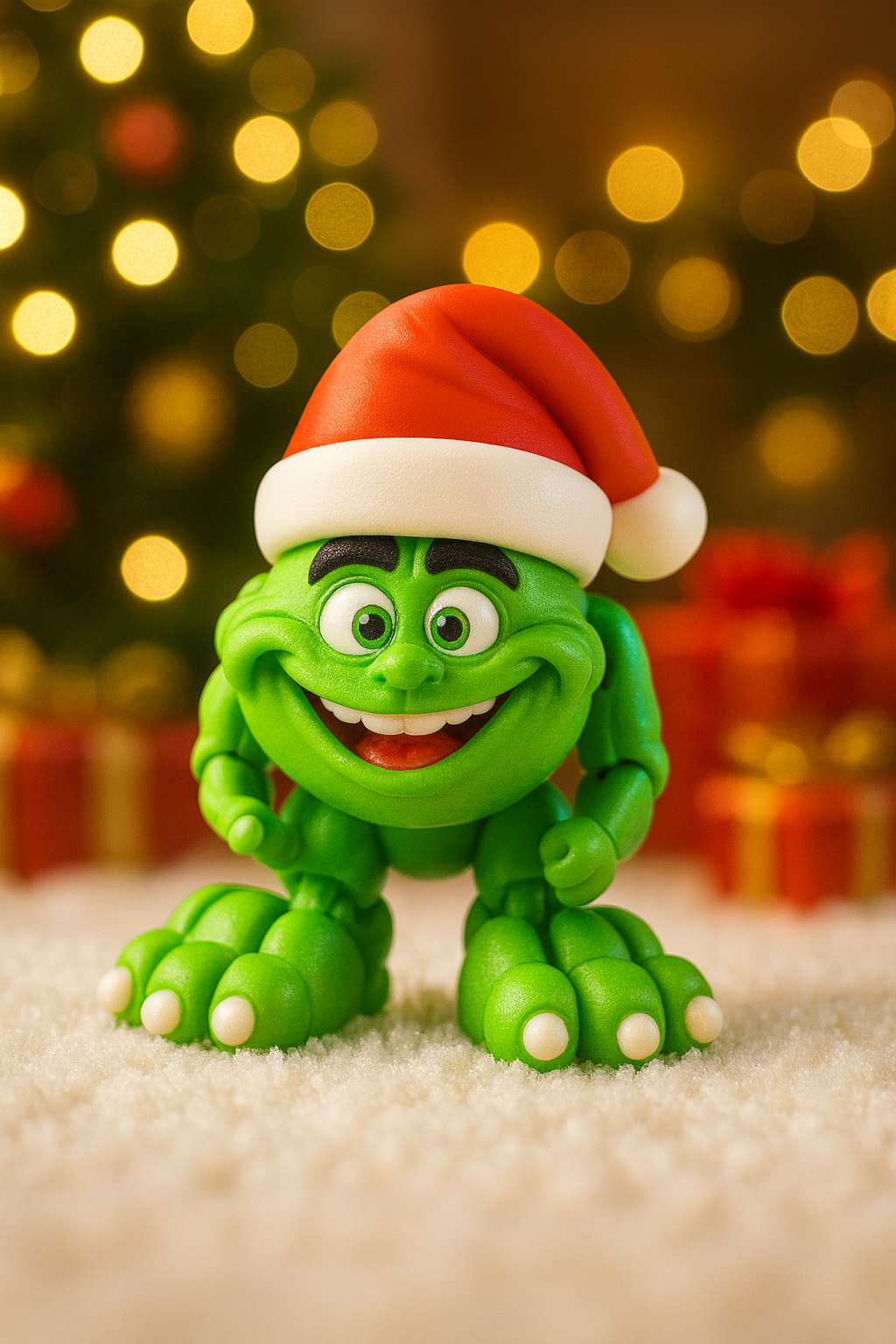 Articulated Gnome Santa – Christmas Figurine | Printverse No‑Support Model