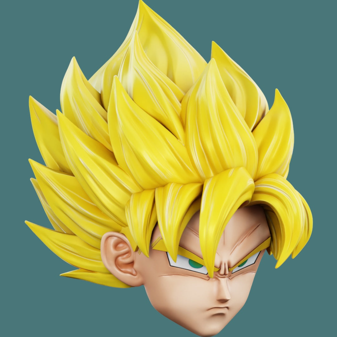 Super Saiyan Goku Mask – Dragon Ball Collector Prop Replica