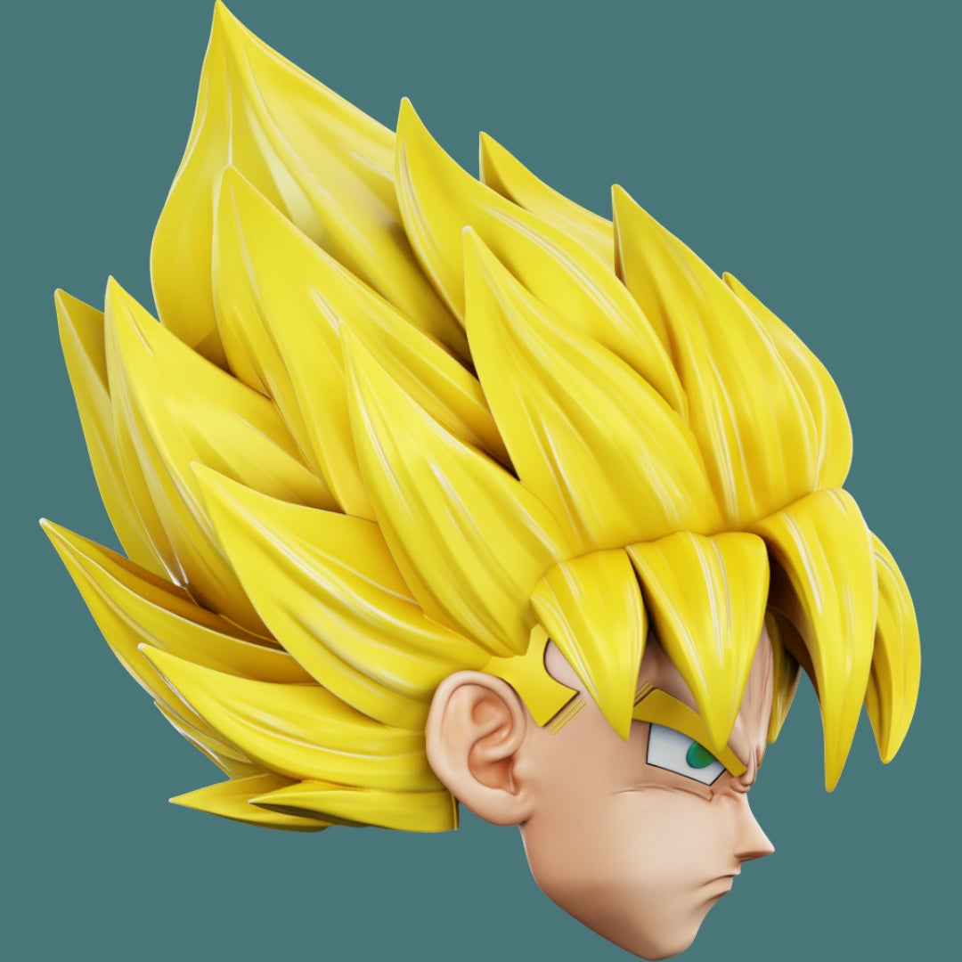 Super Saiyan Goku Mask – Dragon Ball Collector Prop Replica