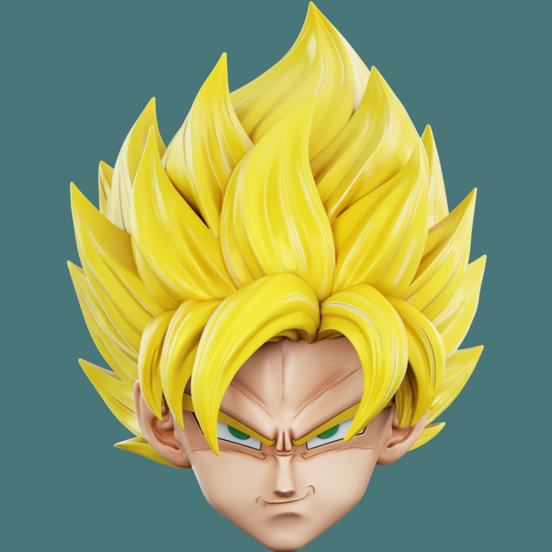 Super Saiyan Goku Mask – Dragon Ball Collector Prop Replica