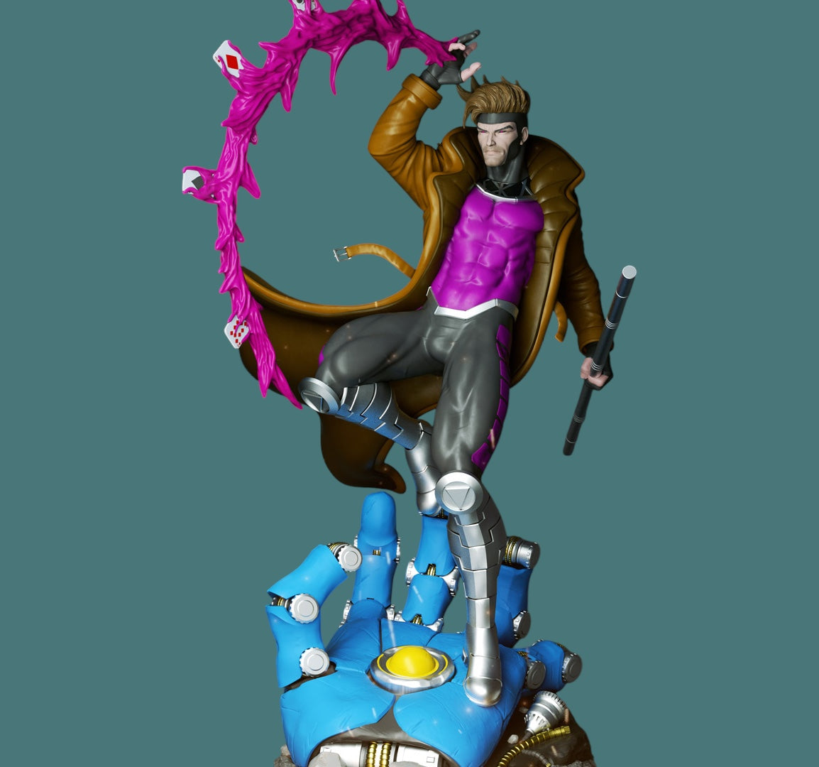 Gambit – Premium Resin Diorama