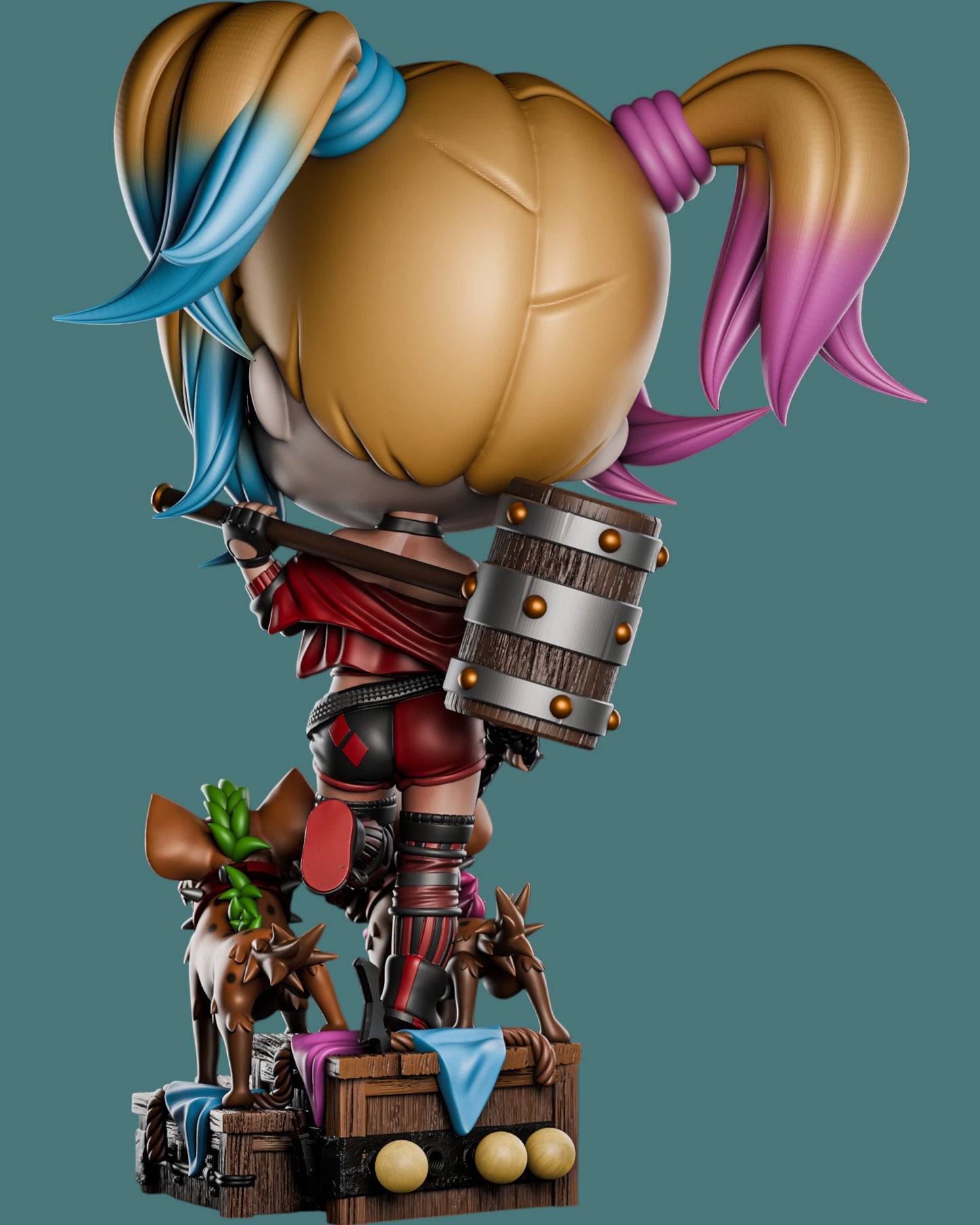 Harley Quinn – “Puddin’ & Mayhem” Chibi Collector Statue