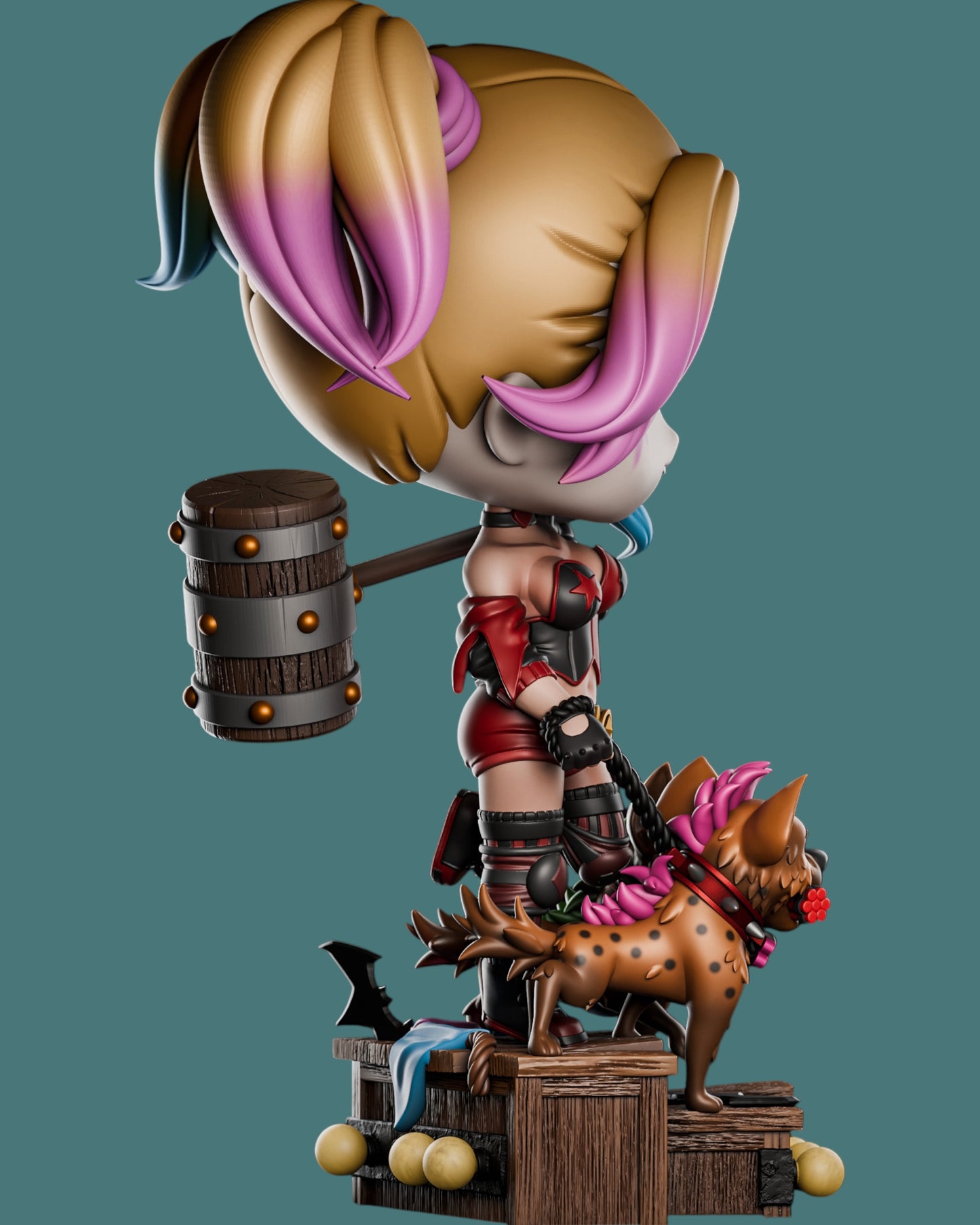 Harley Quinn – “Puddin’ & Mayhem” Chibi Collector Statue
