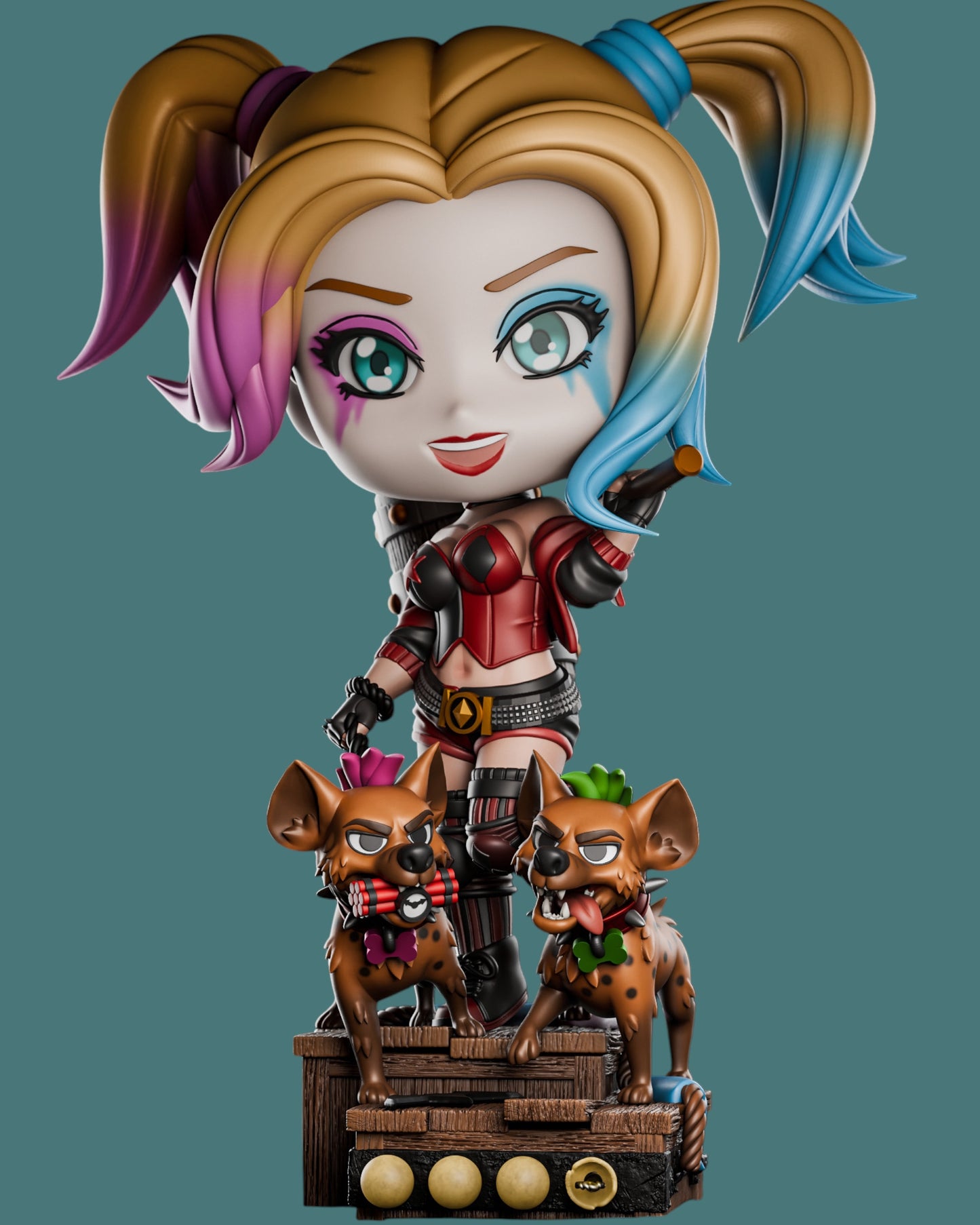 Harley Quinn – “Puddin’ & Mayhem” Chibi Collector Statue