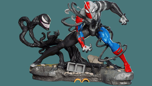 Venom Takeover Spider-Man Maximum Venom Diorama