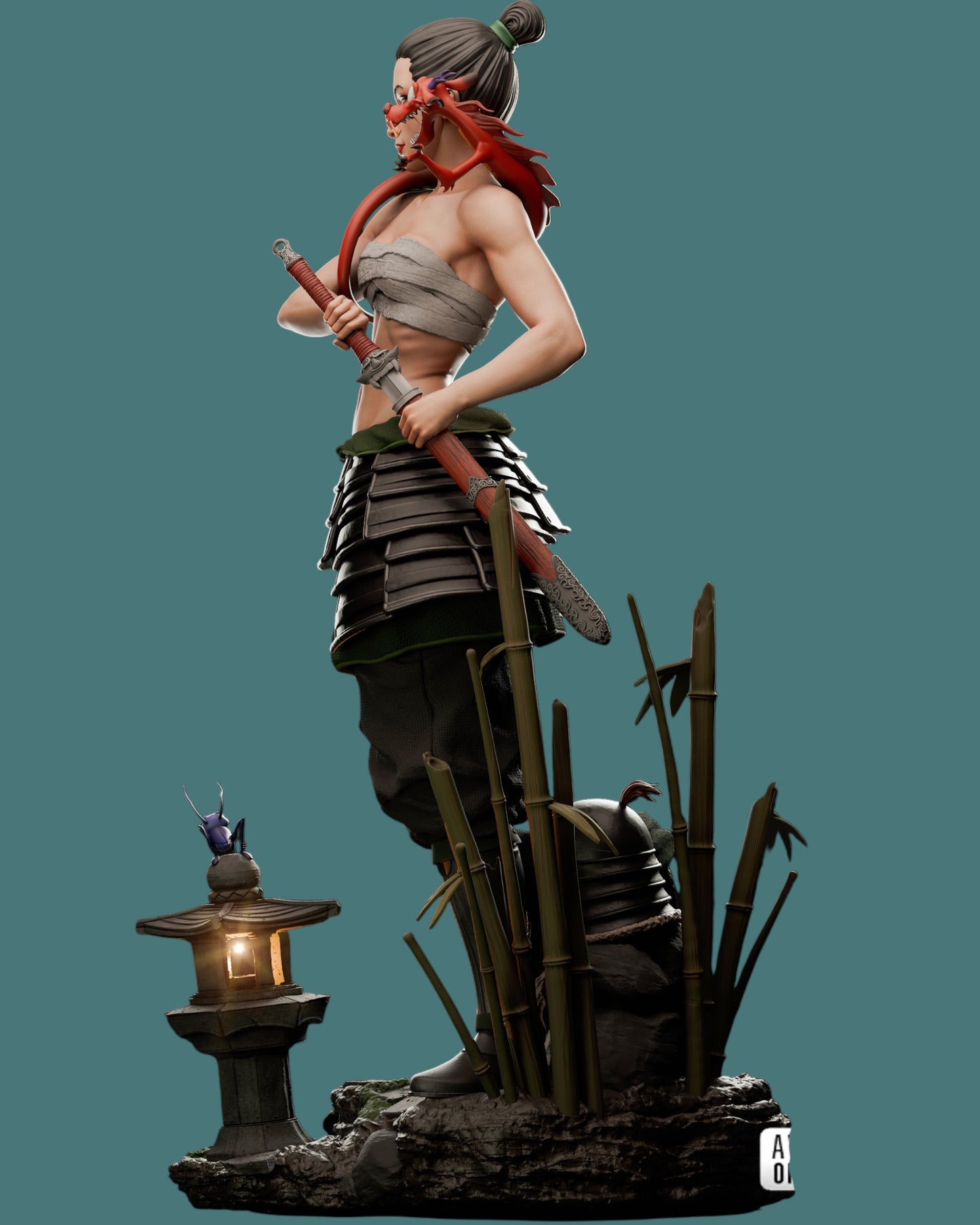 Mulan – “Warrior of Honor” Premium Resin Statue