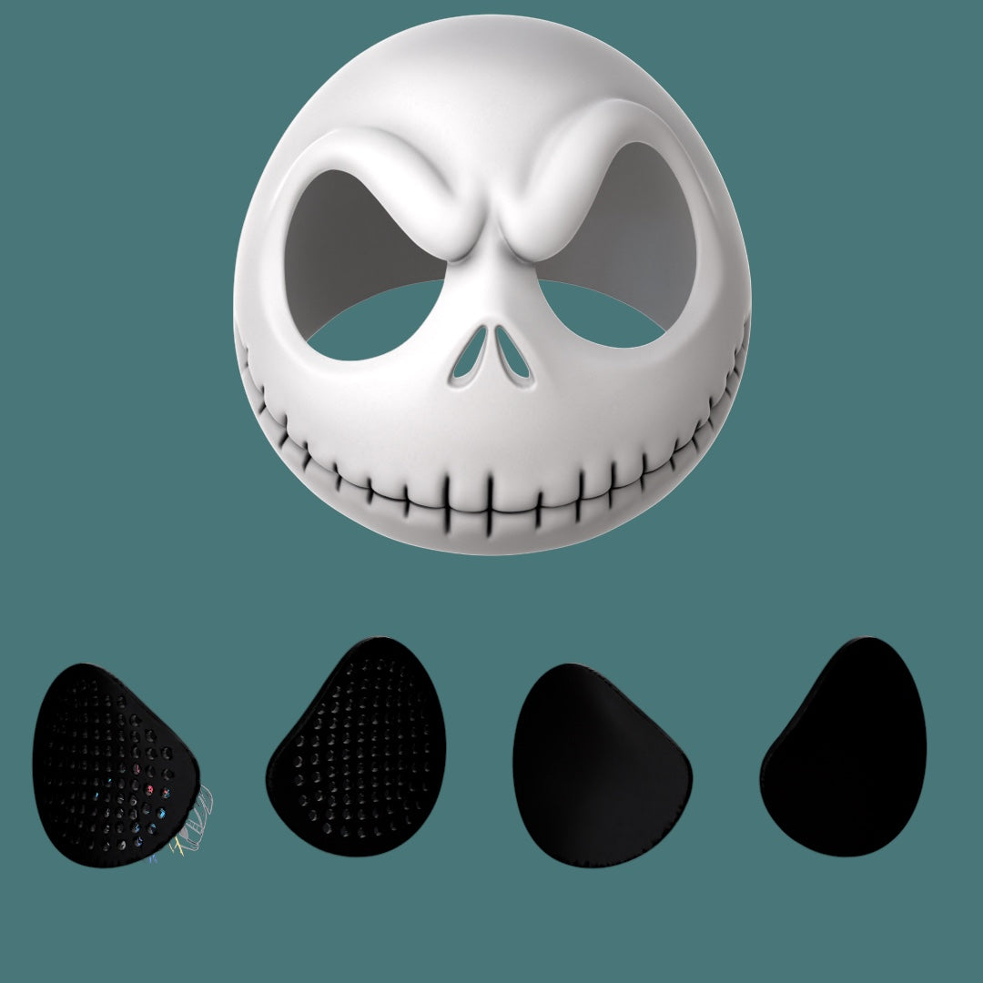 Pumpkin King Skull Mask