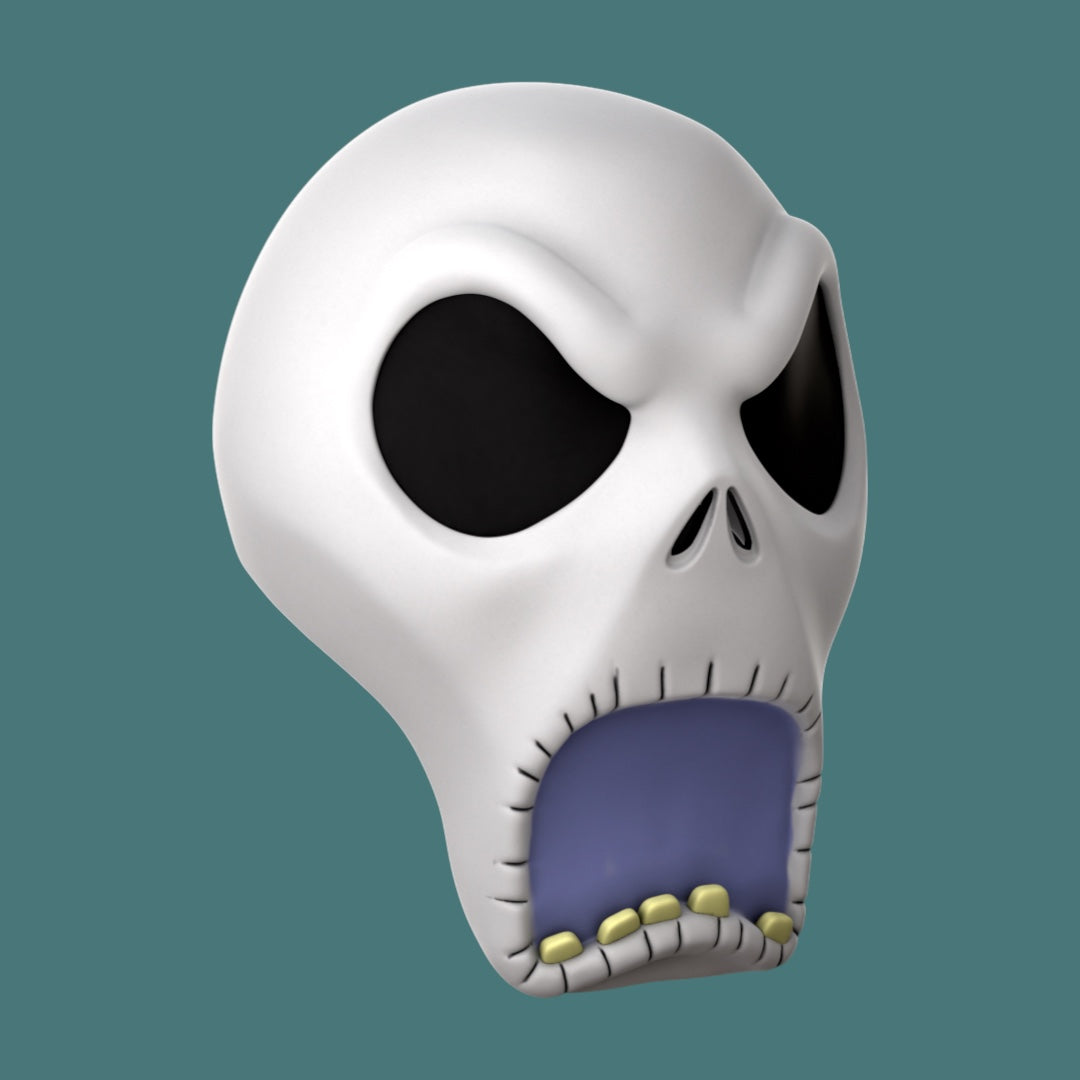 Pumpkin King Skull Mask